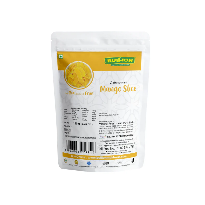 Bullion Dehydrated Mango Slice(150g) - Image 3