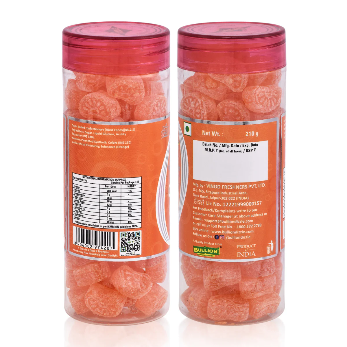 Dizzle Orange Candy - Image 2