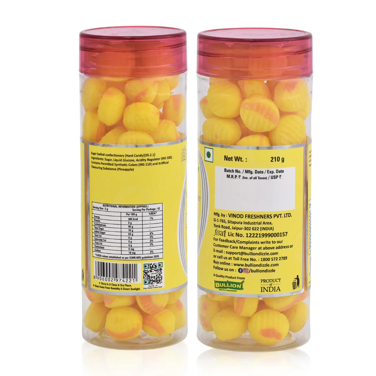 Dizzle Pineapple Candy - Image 3
